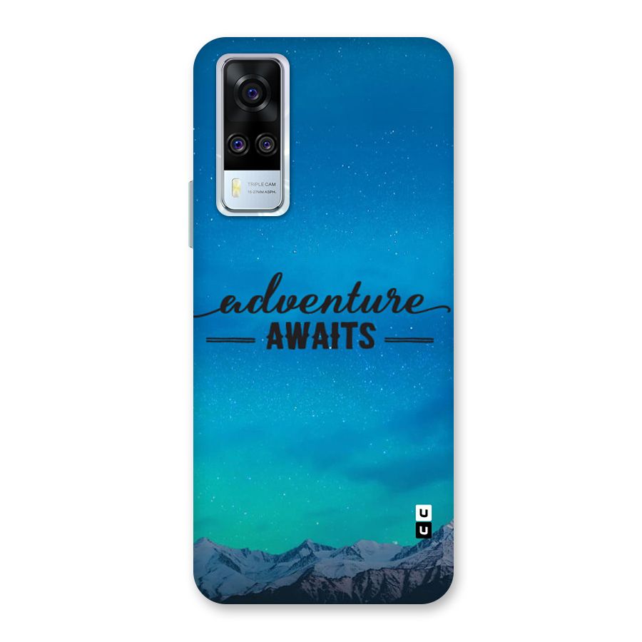 Adventure Awaits Glass Back Case for Vivo Y51