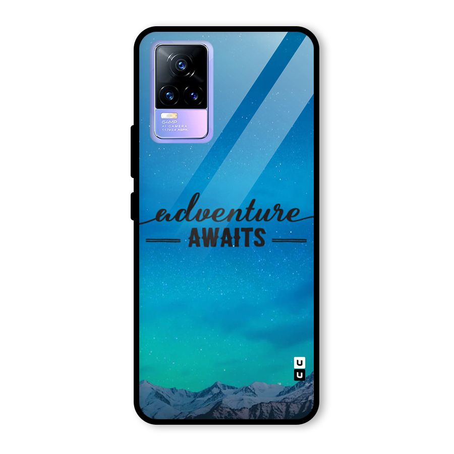 Adventure Awaits Glass Back Case for Vivo Y73