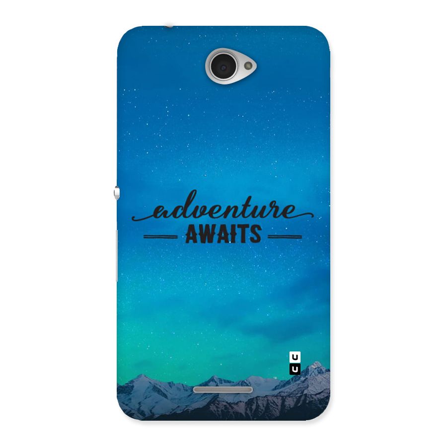 Adventure Awaits Back Case for Xperia E4