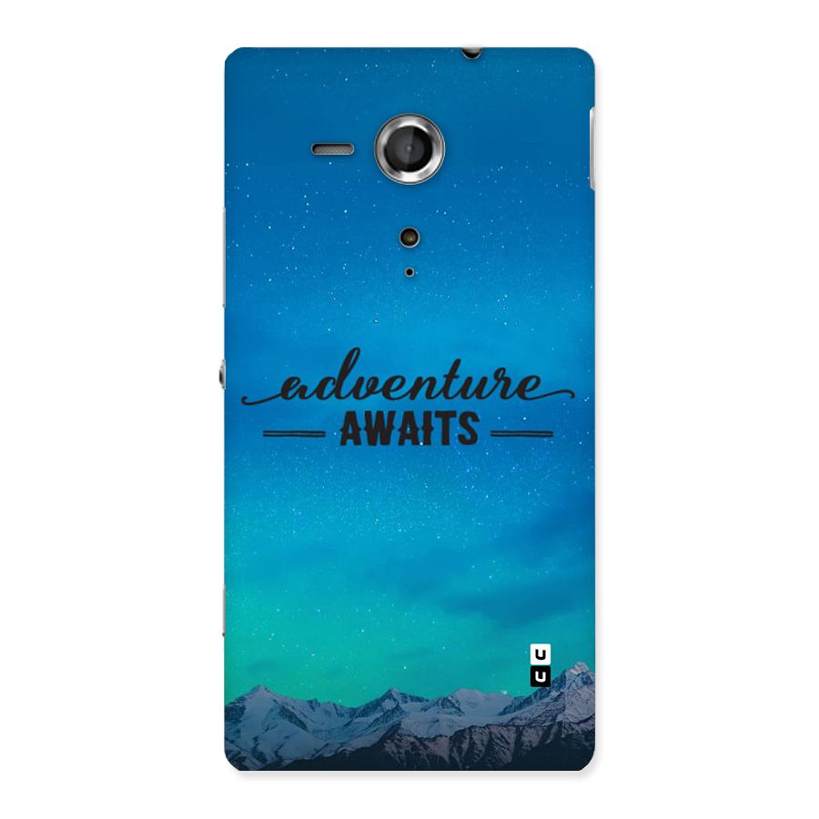 Adventure Awaits Back Case for Xperia Sp
