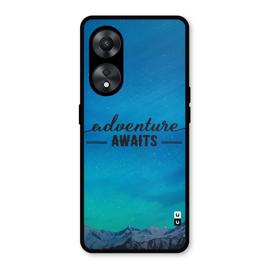 Adventure Awaits Metal Back Case for Oppo A78