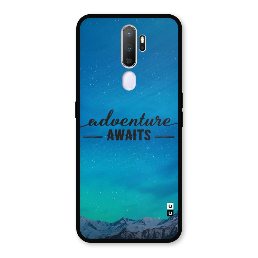 Adventure Awaits Metal Back Case for Oppo A9 (2020)