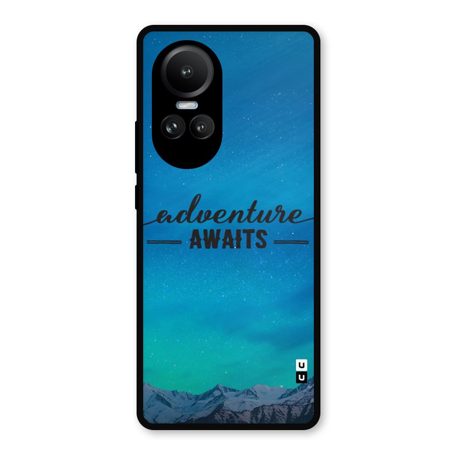 Adventure Awaits Metal Back Case for Oppo Reno10