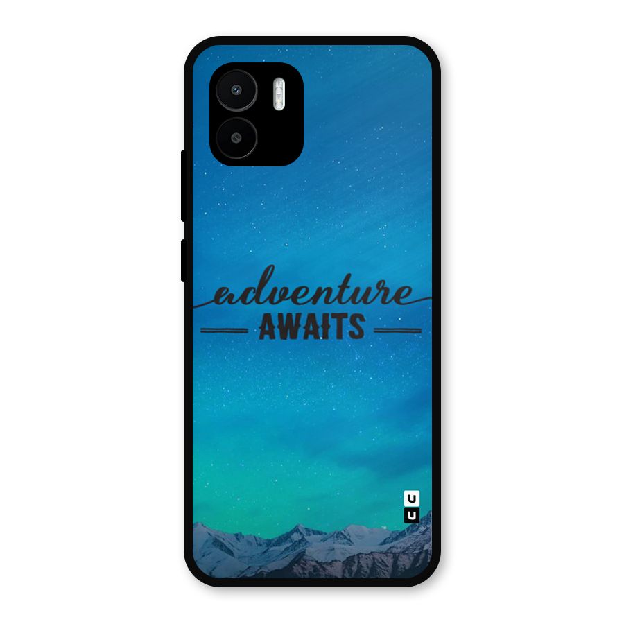 Adventure Awaits Metal Back Case for Redmi A1