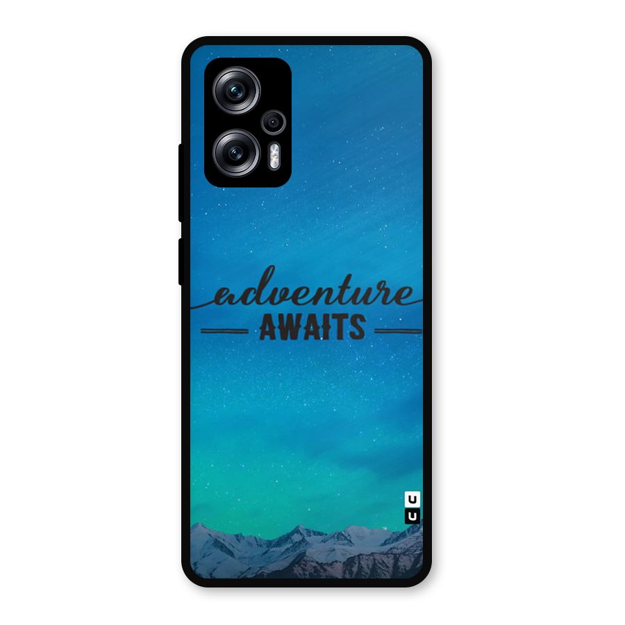 Adventure Awaits Metal Back Case for Redmi K50i