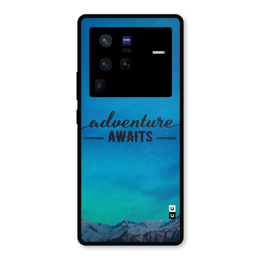 Adventure Awaits Metal Back Case for Vivo X80 Pro