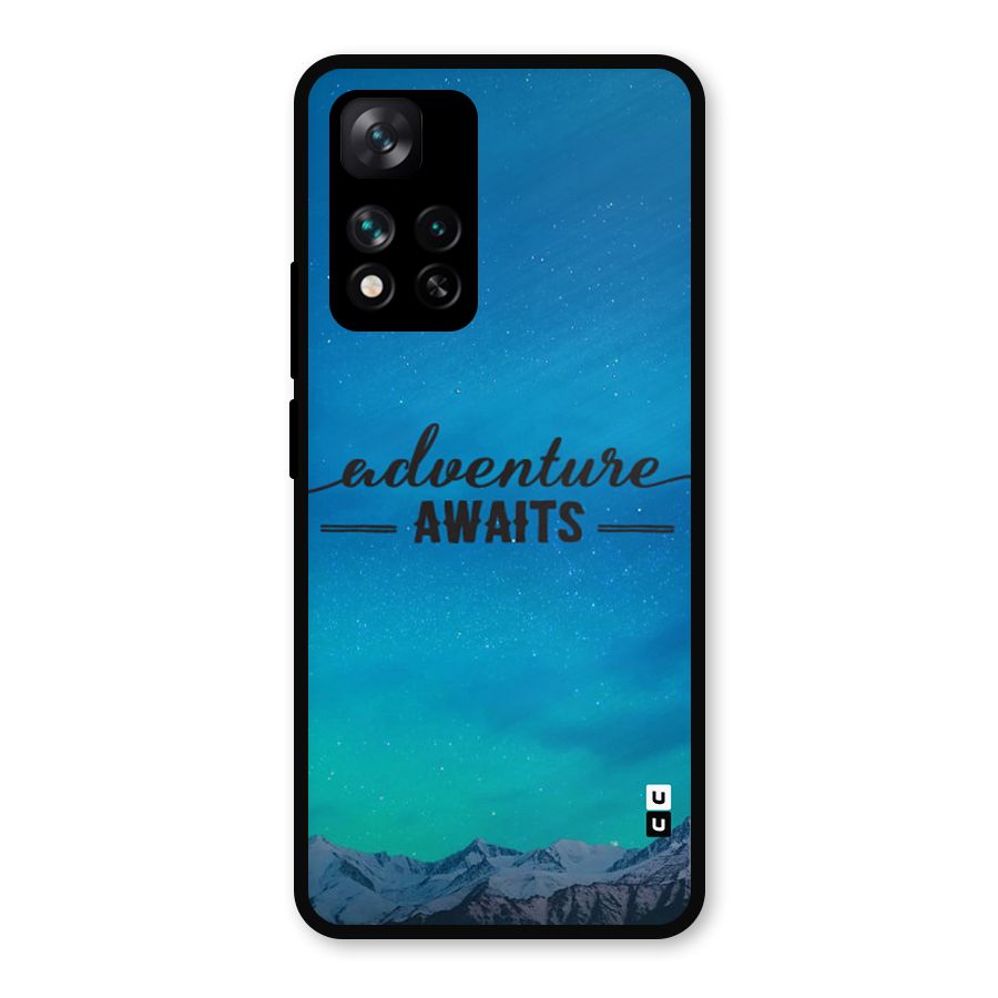 Adventure Awaits Metal Back Case for Xiaomi 11i Hypercharge 5G