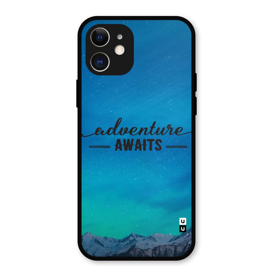 Adventure Awaits Metal Back Case for iPhone 12
