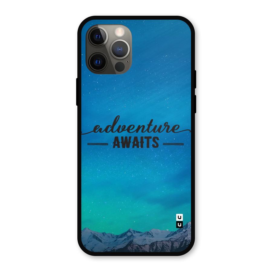 Adventure Awaits Metal Back Case for iPhone 12 Pro