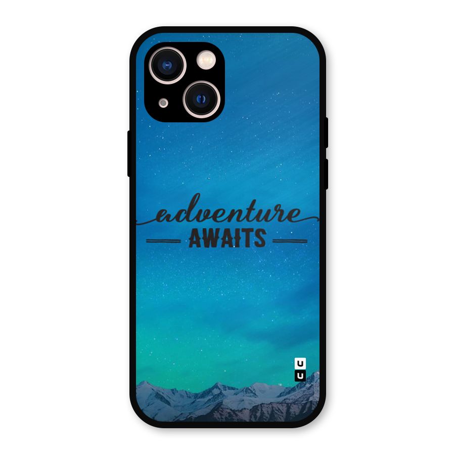 Adventure Awaits Metal Back Case for iPhone 13