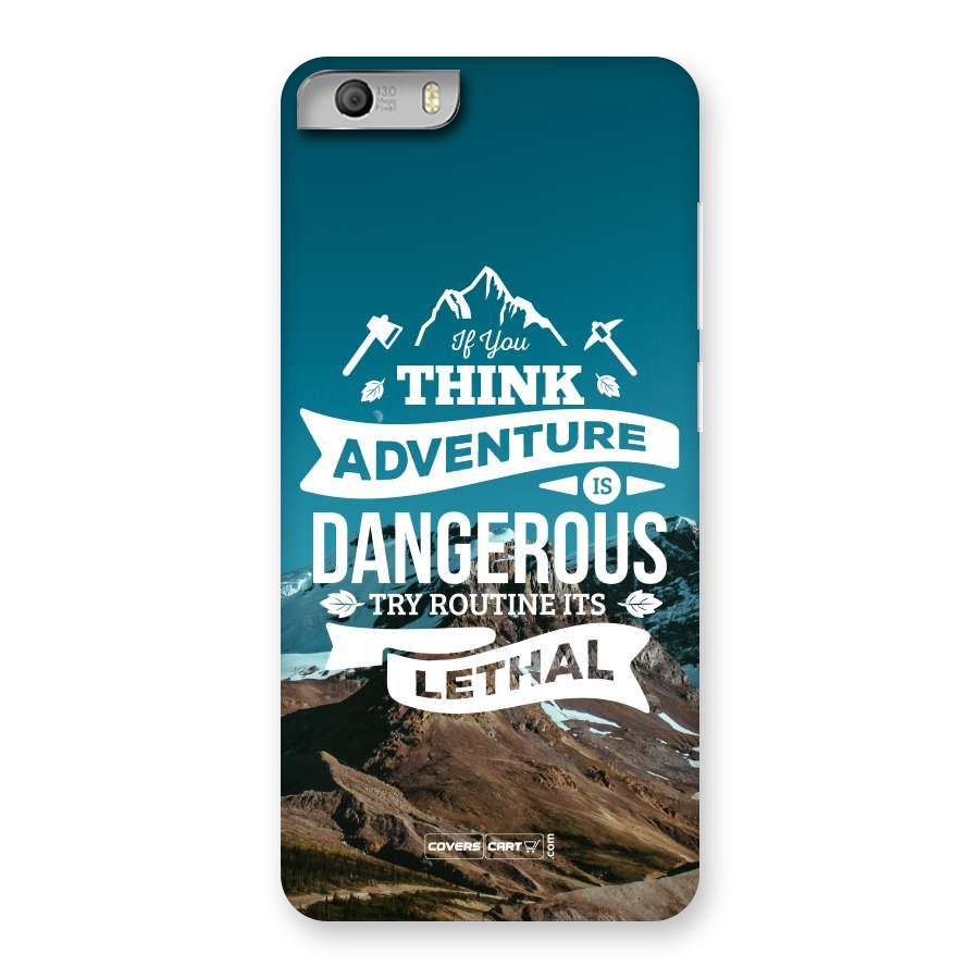 Adventure Dangerous Lethal Back Case for Micromax Canvas Knight 2