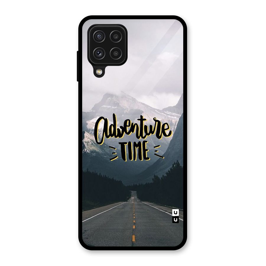Adventure Time Glass Back Case for Galaxy A22 4G