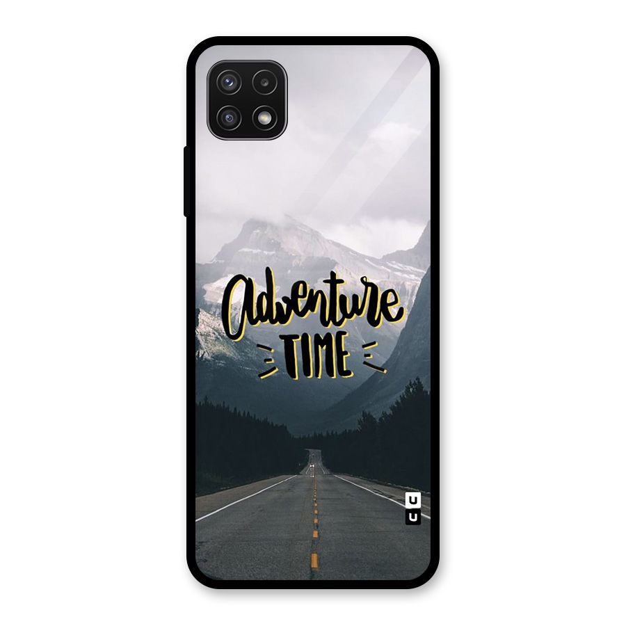 Adventure Time Glass Back Case for Galaxy A22 5G