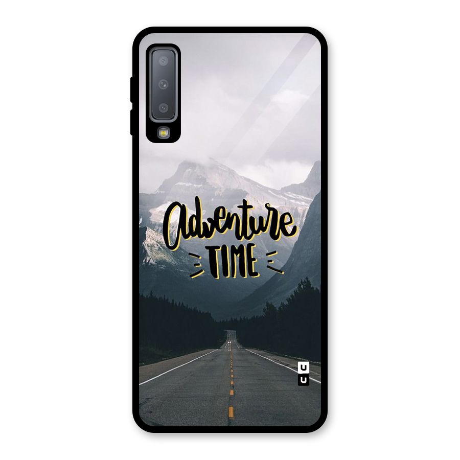 Adventure Time Glass Back Case for Galaxy A7 (2018)