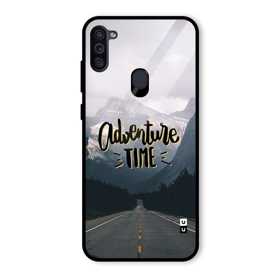 Adventure Time Glass Back Case for Galaxy M11