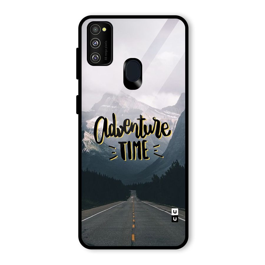 Adventure Time Glass Back Case for Galaxy M30s