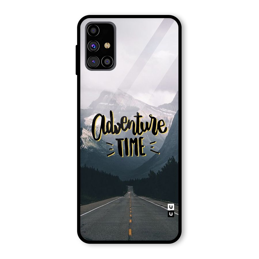 Adventure Time Glass Back Case for Galaxy M31s