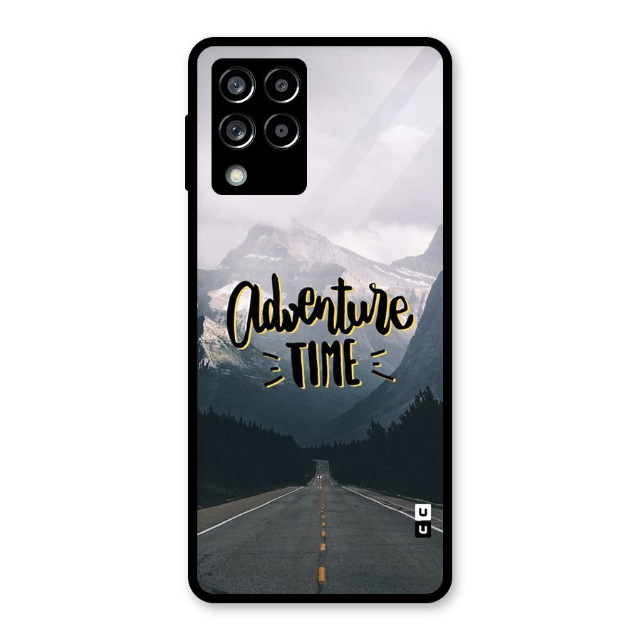 Adventure Time Glass Back Case for Galaxy M53 5G