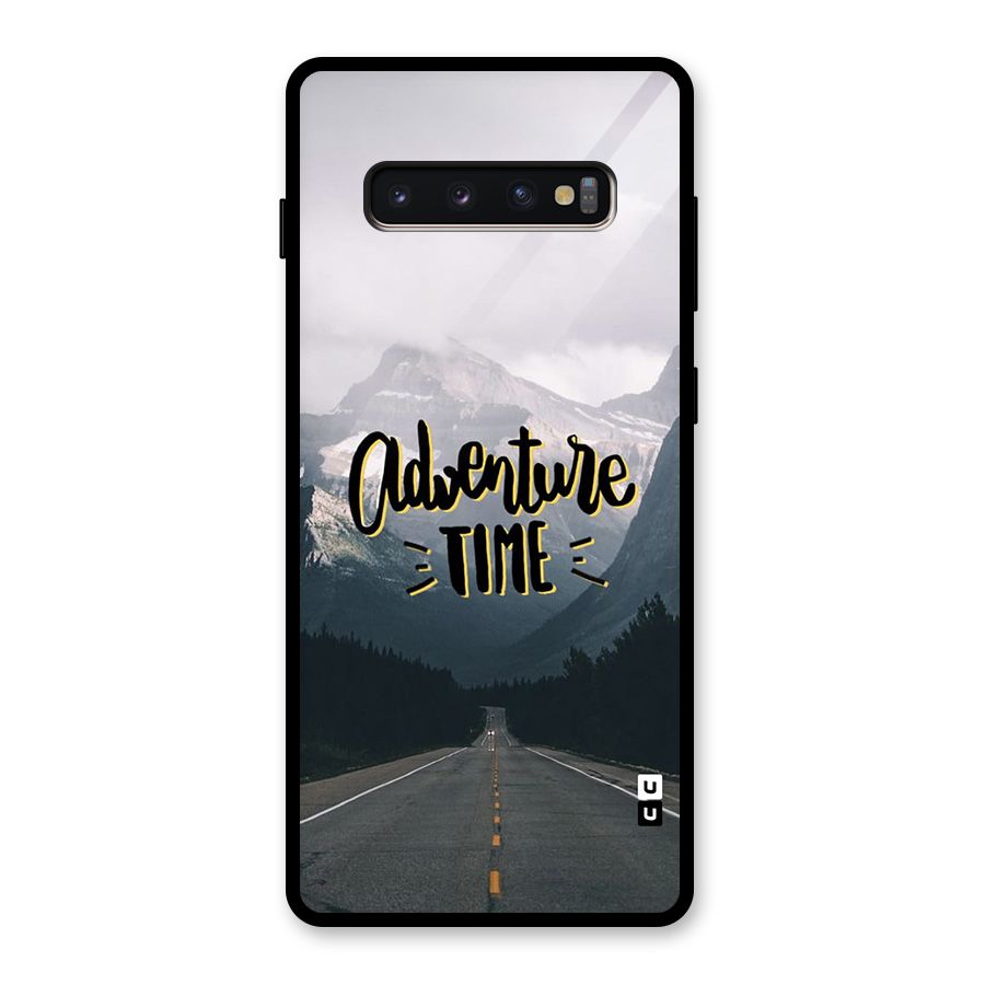 Adventure Time Glass Back Case for Galaxy S10 Plus