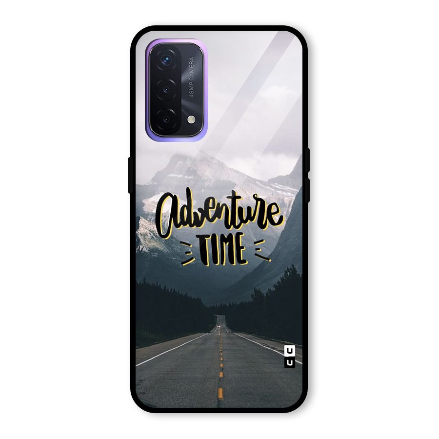 Adventure Time Glass Back Case for Oppo A74 5G