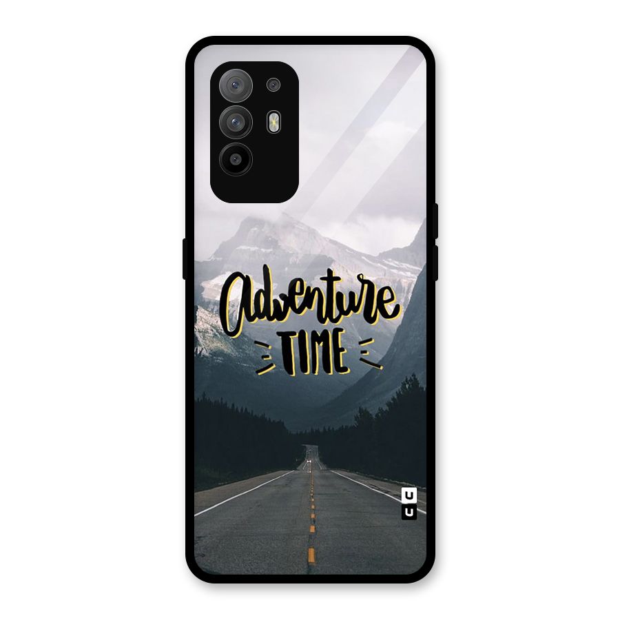 Adventure Time Glass Back Case for Oppo F19 Pro Plus 5G