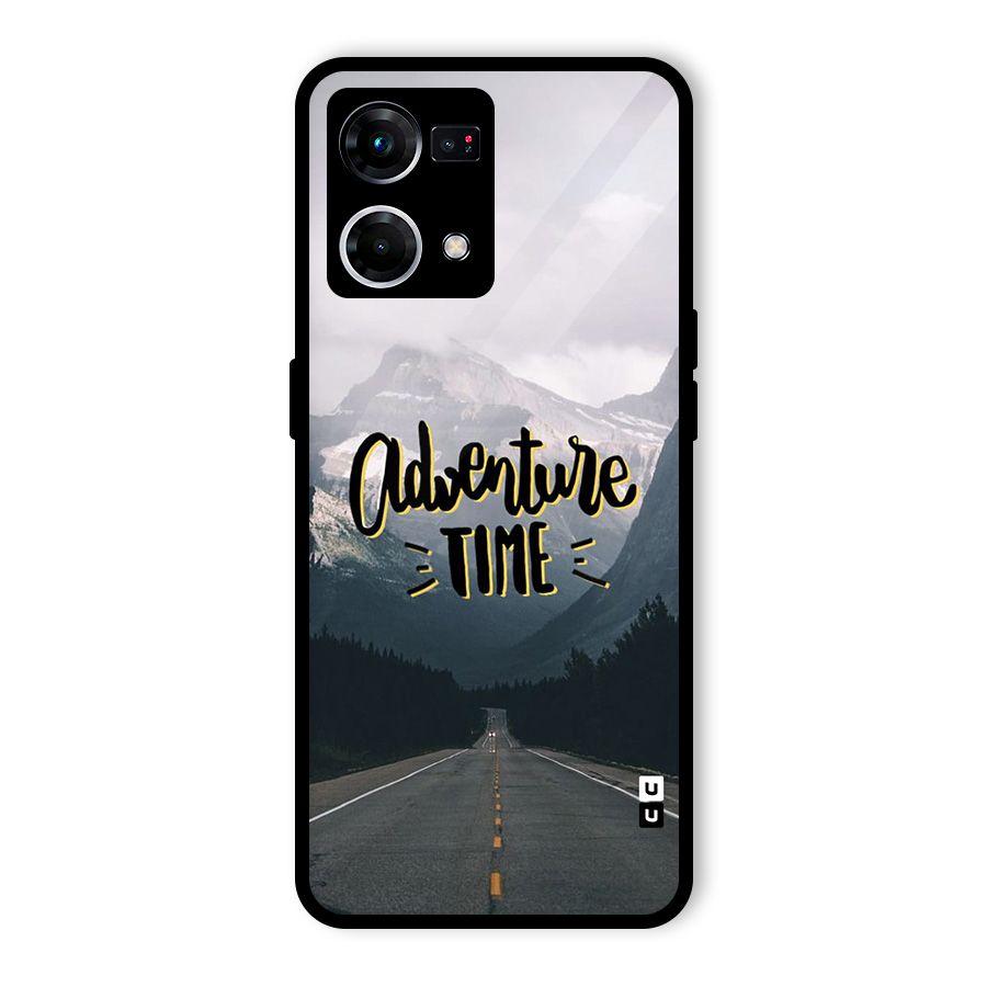 Adventure Time Glass Back Case for Oppo F21s Pro 4G