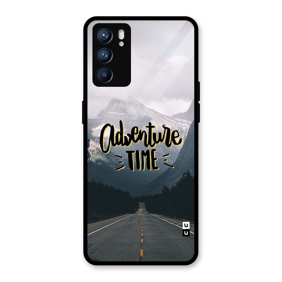 Adventure Time Glass Back Case for Oppo Reno6 5G