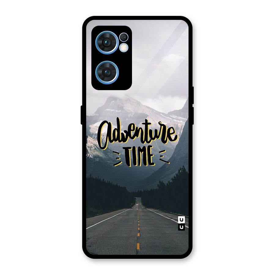 Adventure Time Glass Back Case for Oppo Reno7 5G