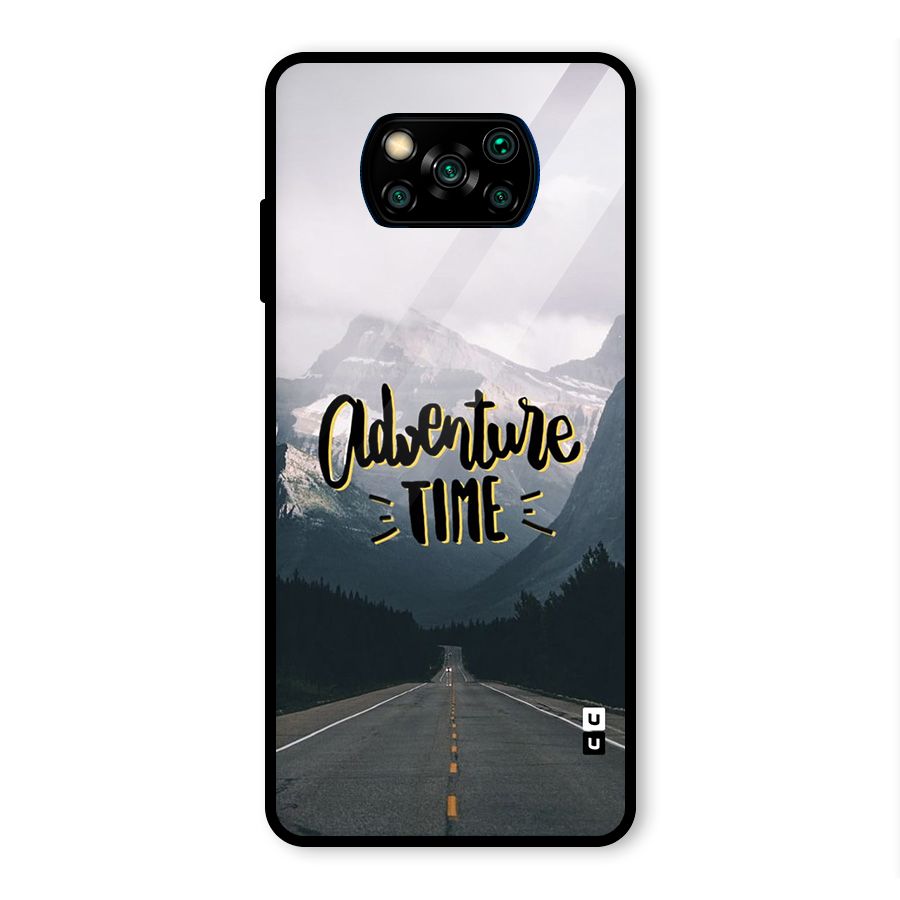 Adventure Time Glass Back Case for Poco X3 Pro
