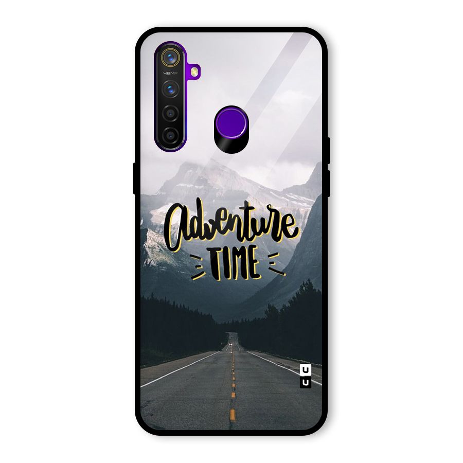 Adventure Time Glass Back Case for Realme 5 Pro