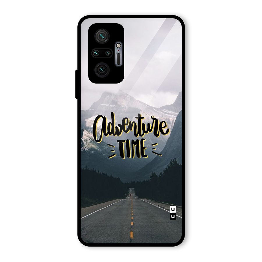 Adventure Time Glass Back Case for Redmi Note 10 Pro Max