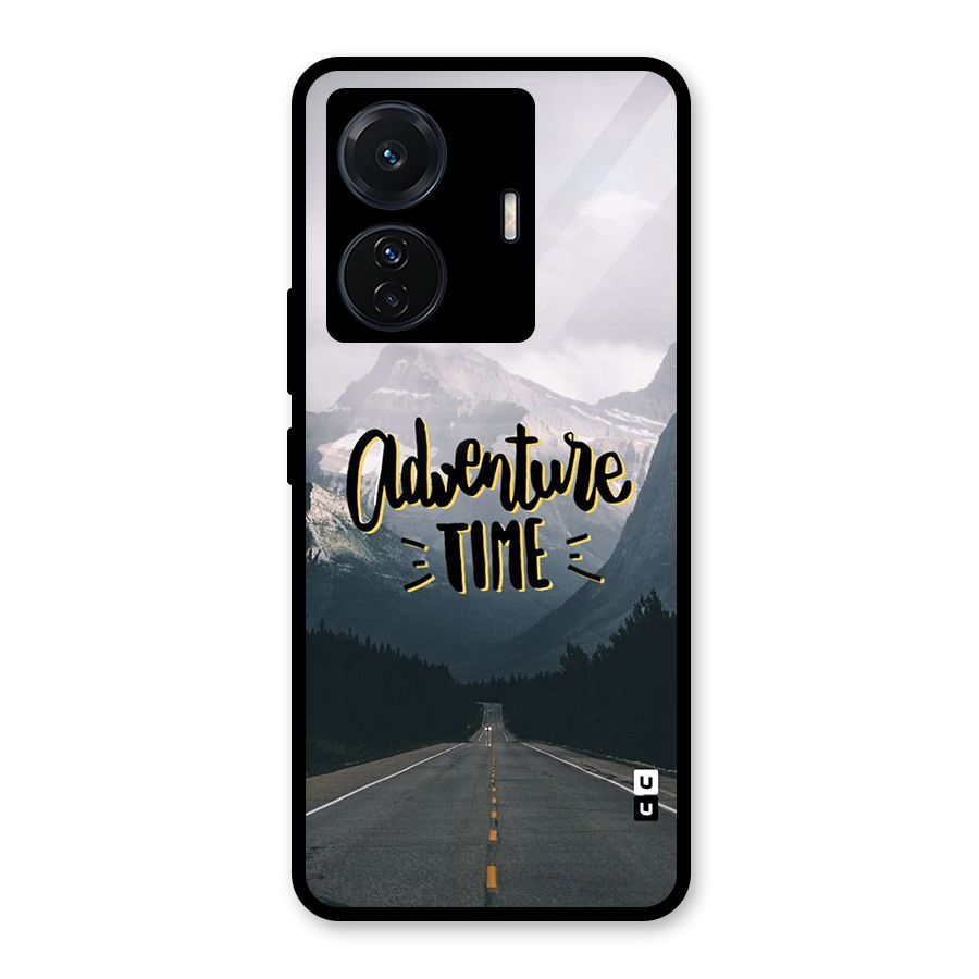 Adventure Time Glass Back Case for Vivo T1 Pro