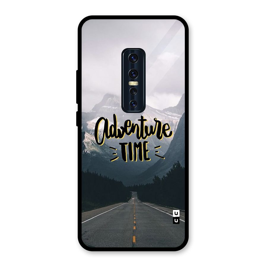 Adventure Time Glass Back Case for Vivo V17 Pro