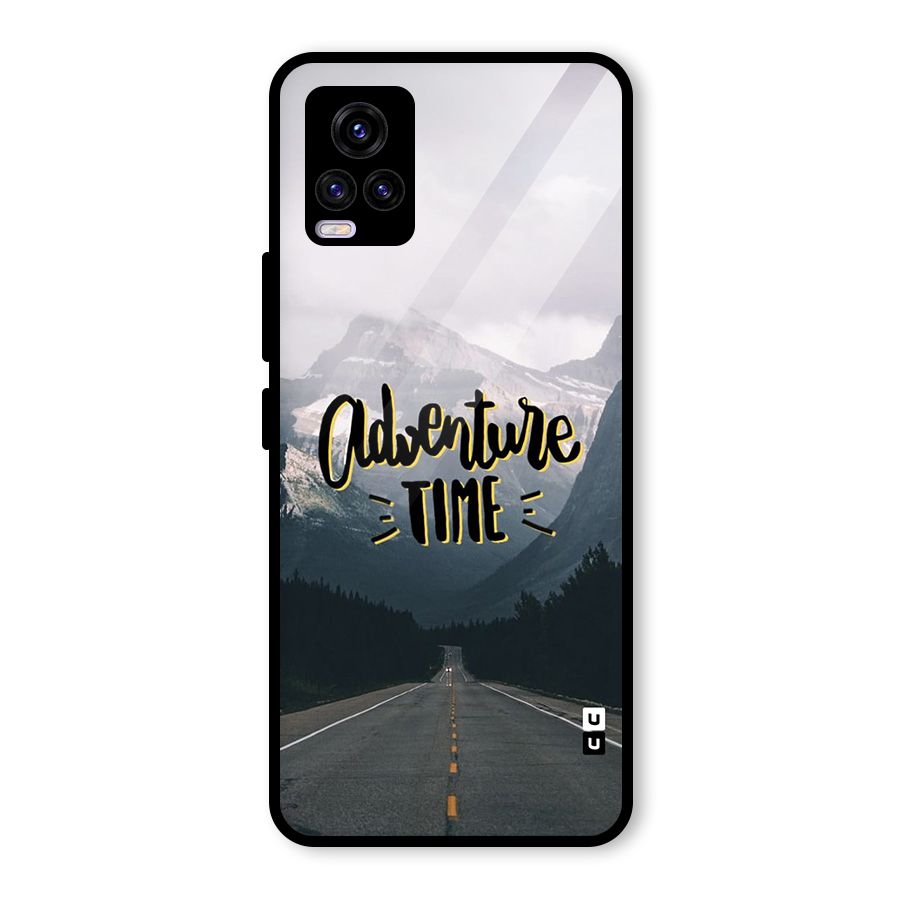 Adventure Time Glass Back Case for Vivo V20 2021
