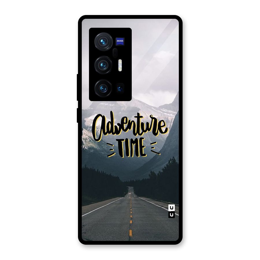 Adventure Time Glass Back Case for Vivo X70 Pro Plus