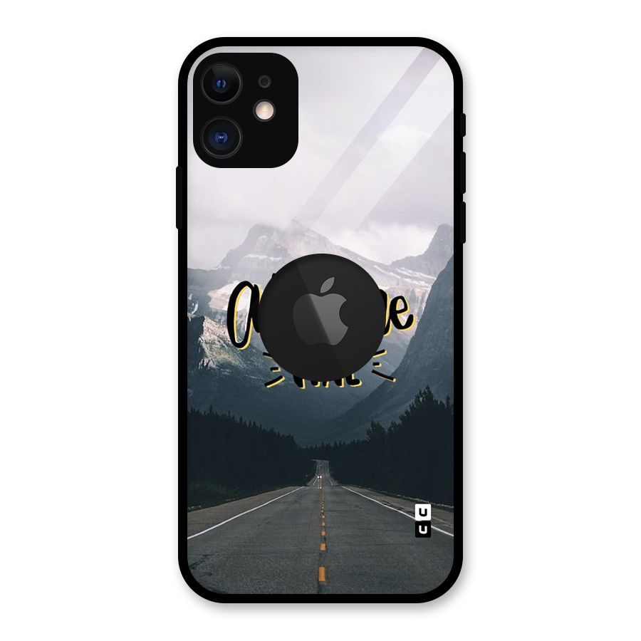 Adventure Time Glass Back Case for iPhone 11 Logo Cut