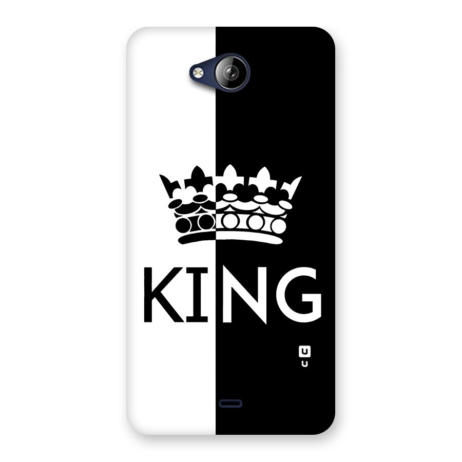 Aesthetic Crown King Back Case for Canvas Play Q355