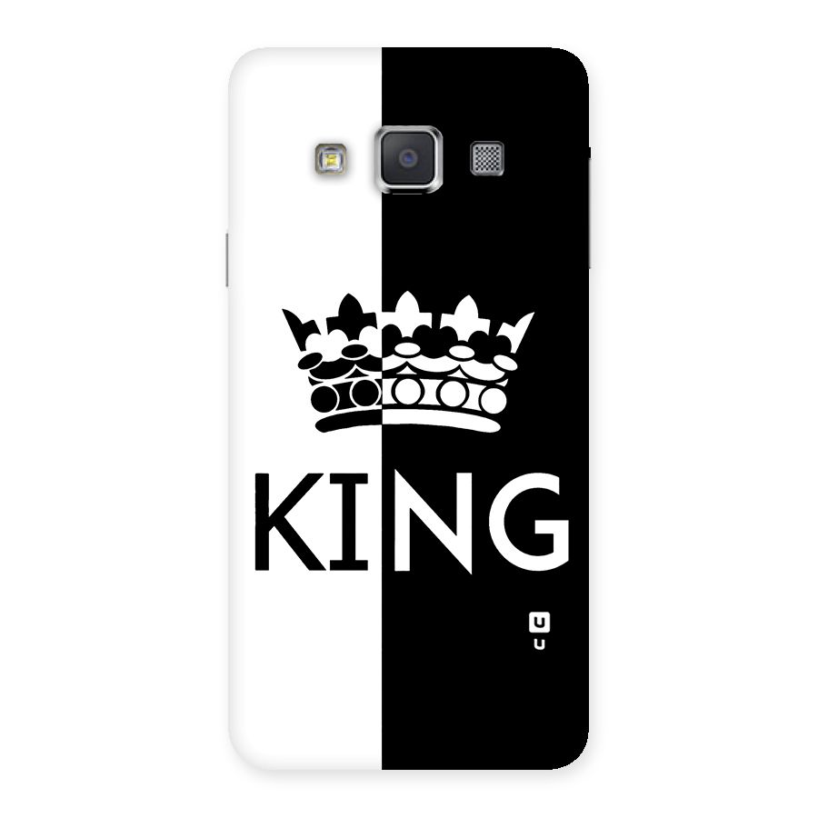 Aesthetic Crown King Back Case for Galaxy A3