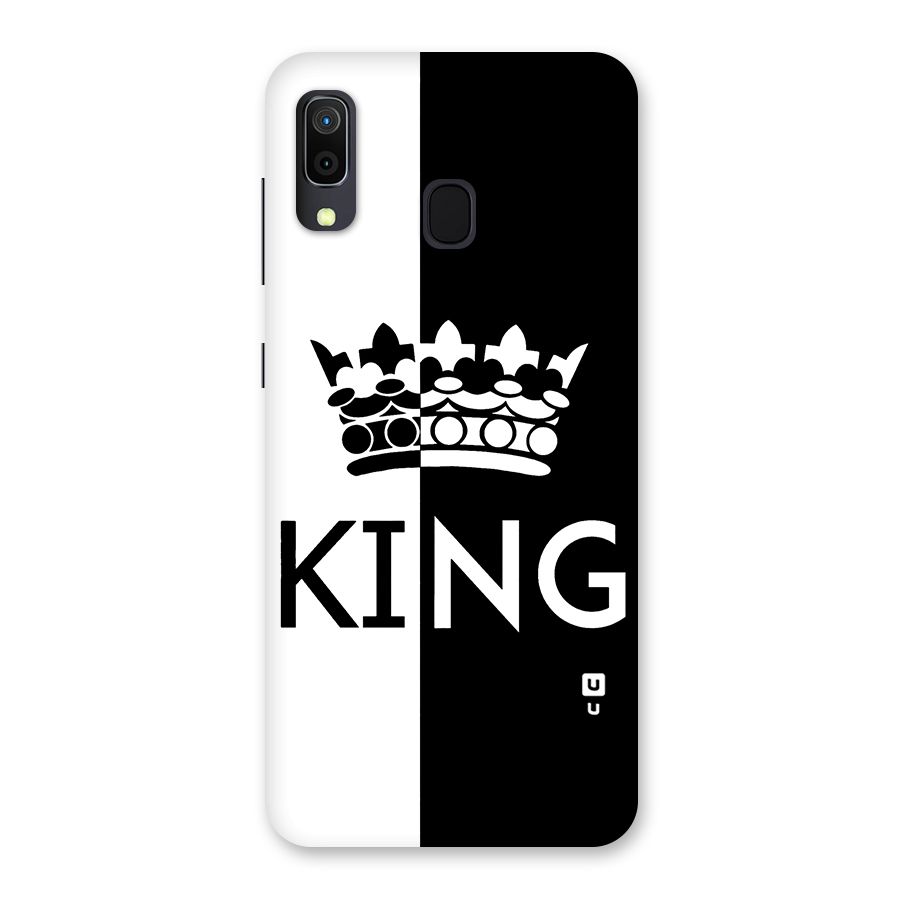 Aesthetic Crown King Back Case for Galaxy A30