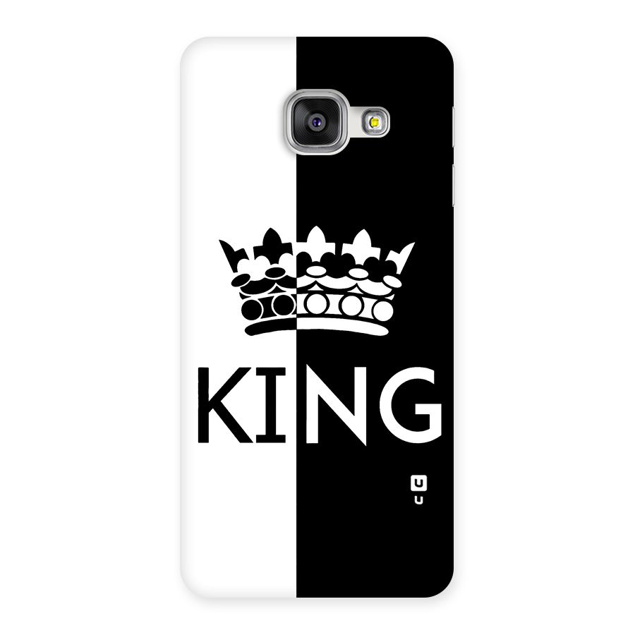 Aesthetic Crown King Back Case for Galaxy A3 2016