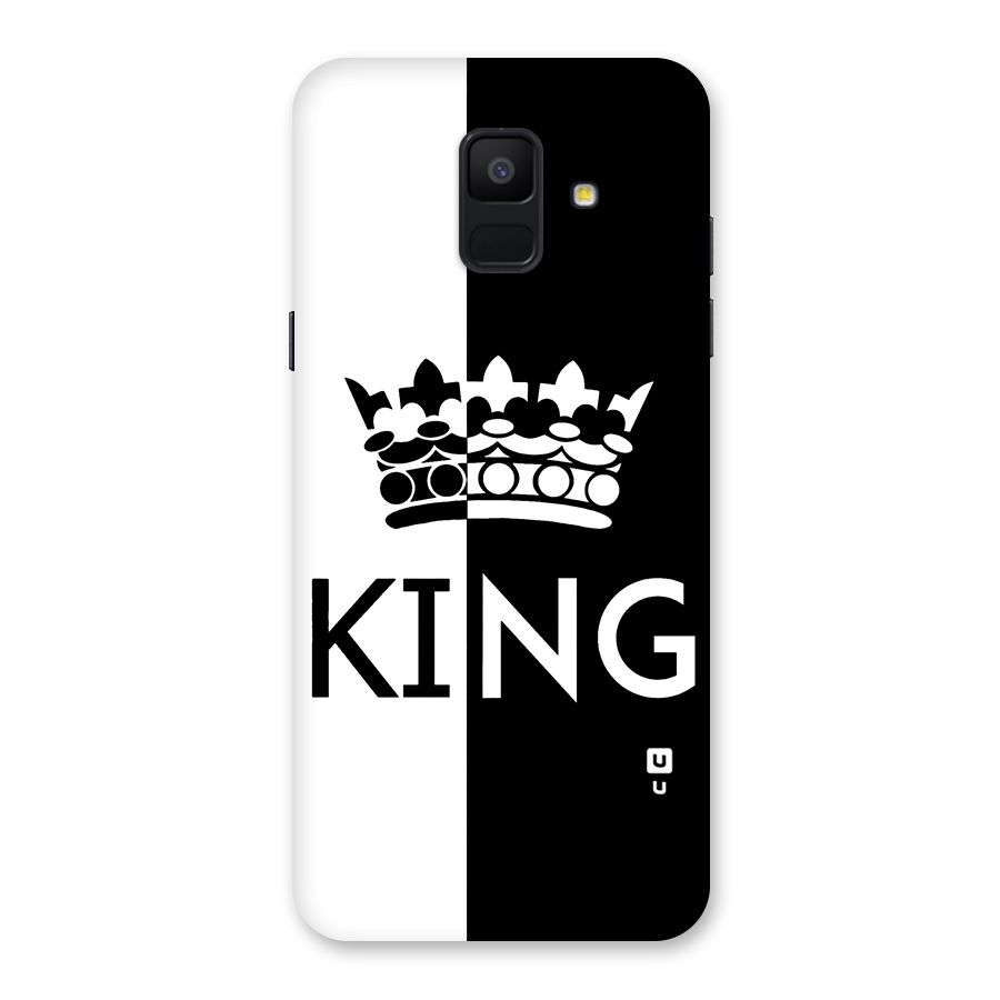 Aesthetic Crown King Back Case for Galaxy A6 (2018)