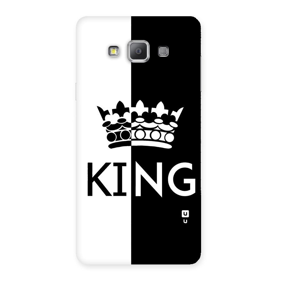 Aesthetic Crown King Back Case for Galaxy A7
