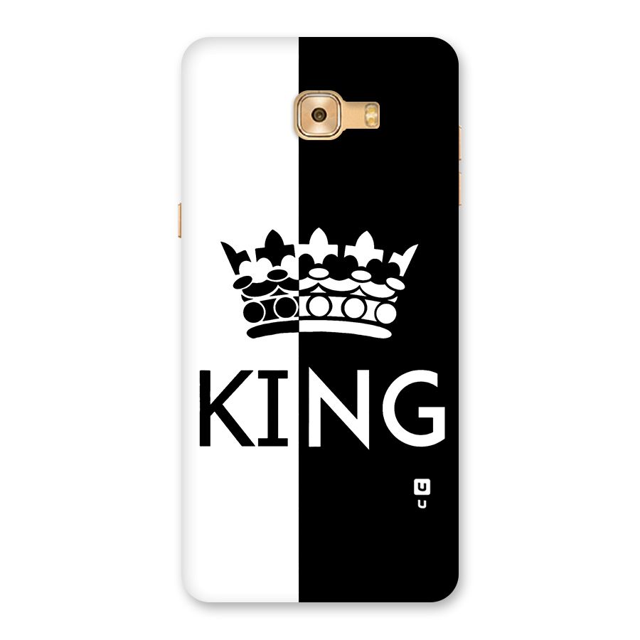 Aesthetic Crown King Back Case for Galaxy C9 Pro
