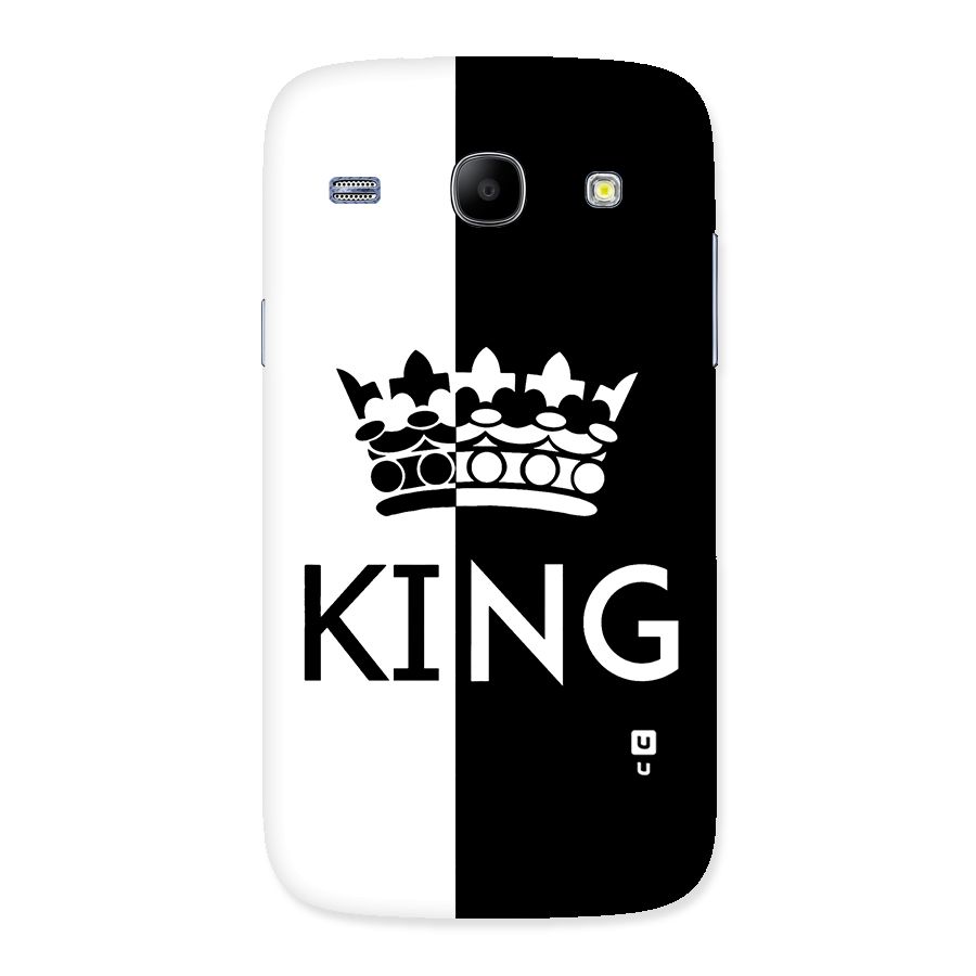 Aesthetic Crown King Back Case for Galaxy Core