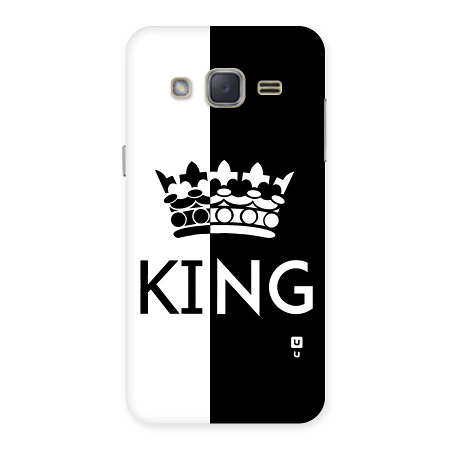 Aesthetic Crown King Back Case for Galaxy J2