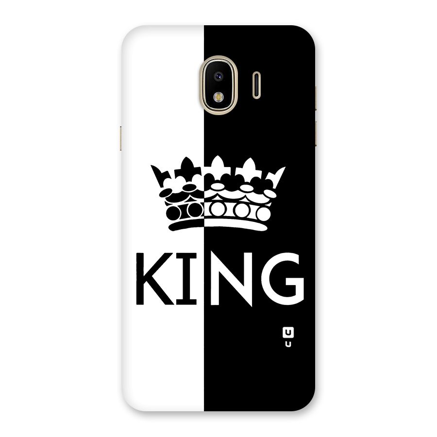 Aesthetic Crown King Back Case for Galaxy J4