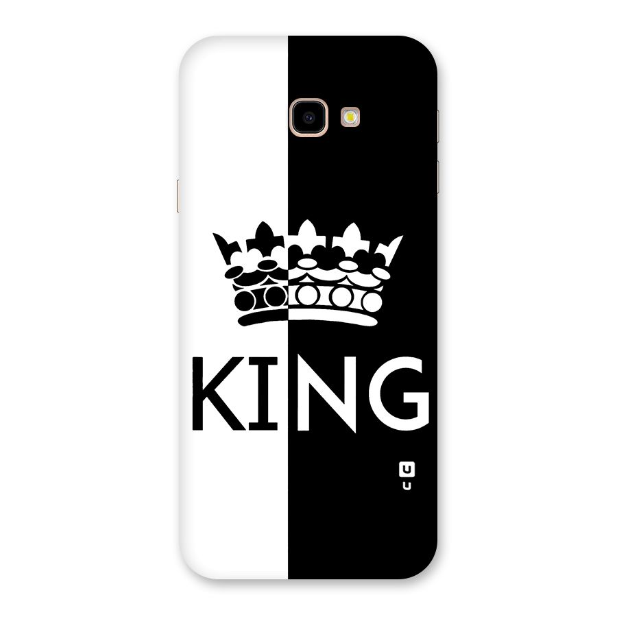 Aesthetic Crown King Back Case for Galaxy J4 Plus
