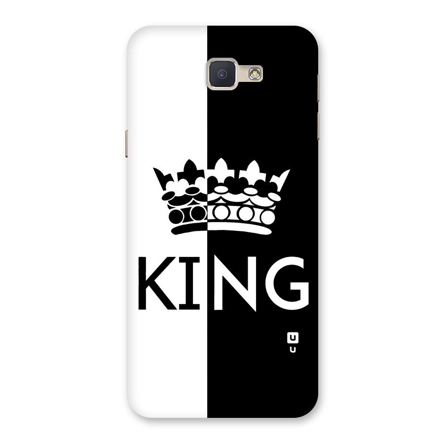 Aesthetic Crown King Back Case for Galaxy J5 Prime