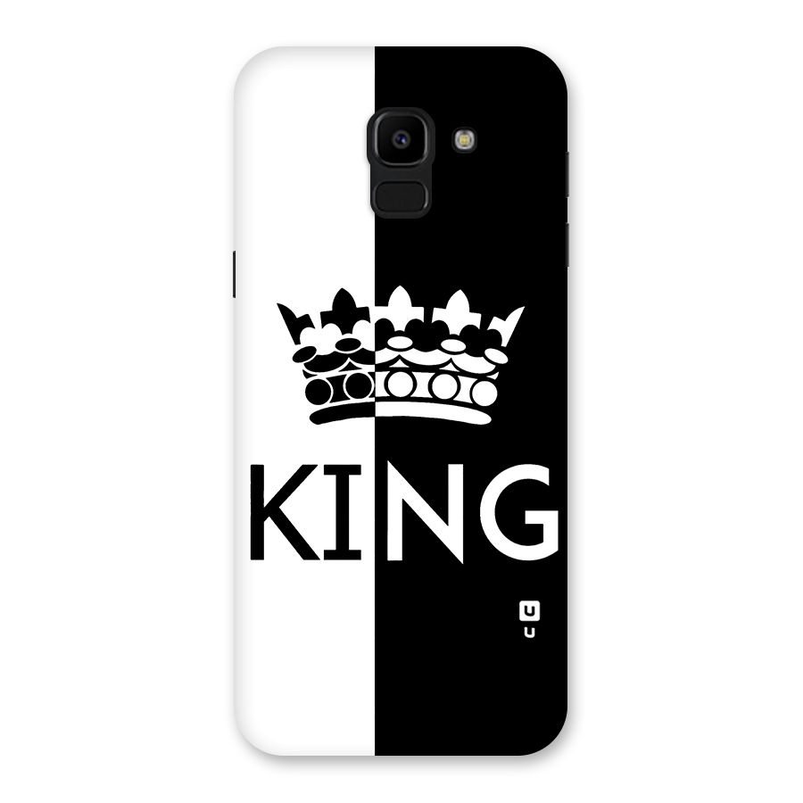 Aesthetic Crown King Back Case for Galaxy J6