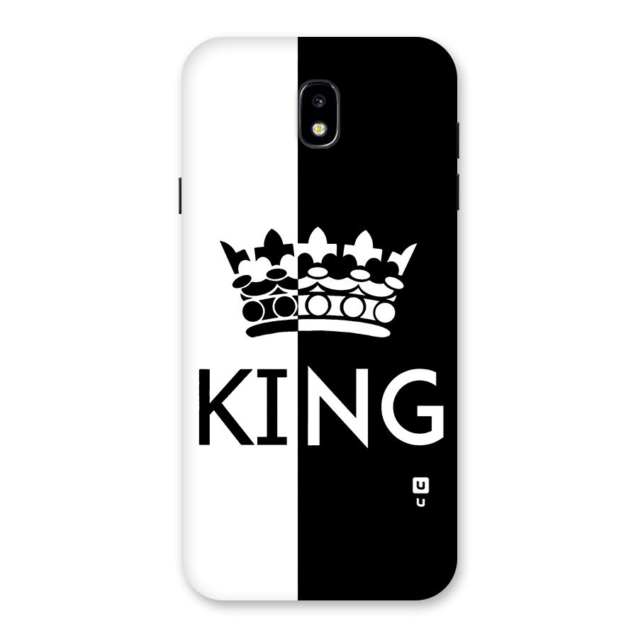 Aesthetic Crown King Back Case for Galaxy J7 Pro